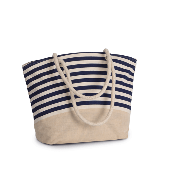 Kimood | Navy style jute shopping bag Kimood | Navy style jute shopping bag